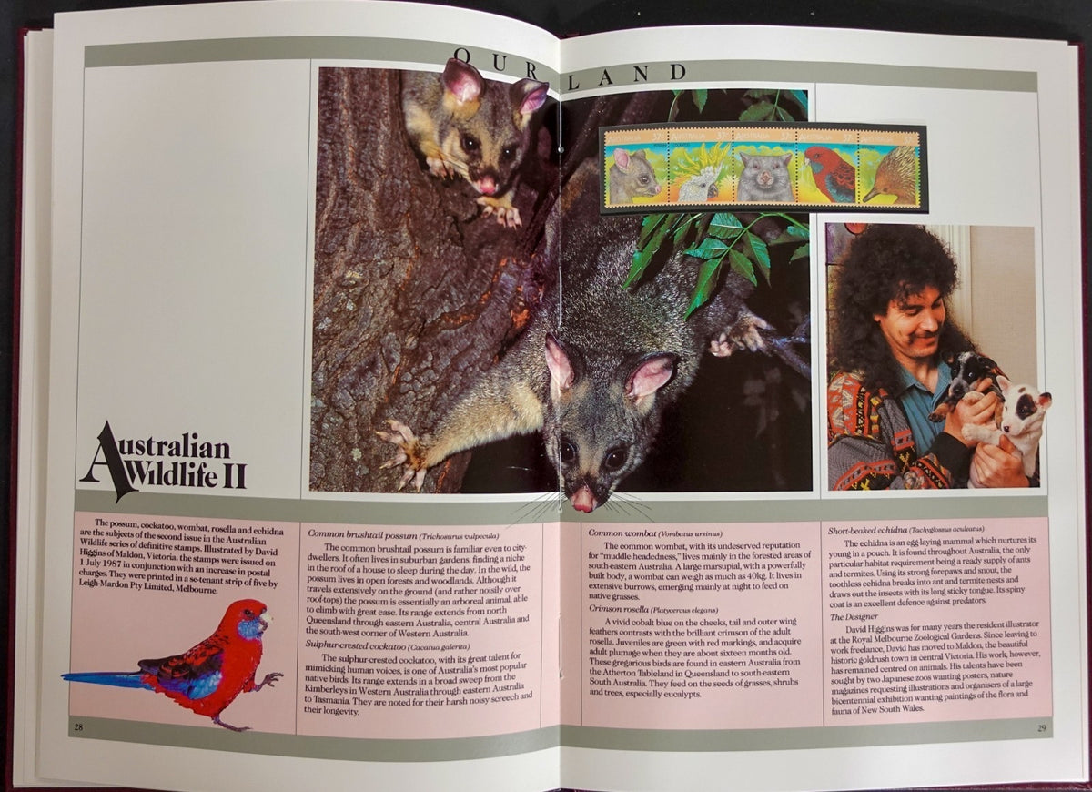 Australia 1987 Yearbook (MNH) Collection Of Australian Stamps ZAYIX