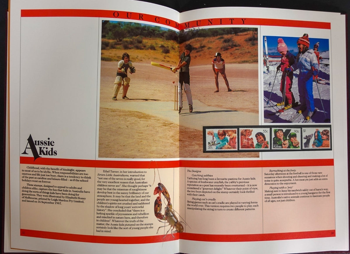 Australia 1987 Yearbook (MNH) Collection Of Australian Stamps ZAYIX
