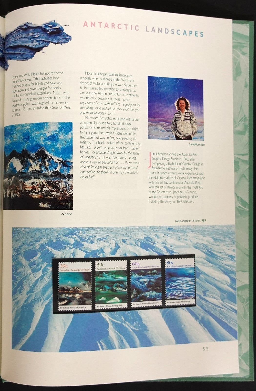Australia 1989 Yearbook (MNH) Collection Of Australian Stamps ZAYIX