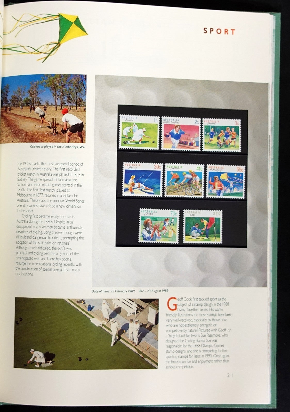 Australia 1989 Yearbook (MNH) Collection Of Australian Stamps ZAYIX