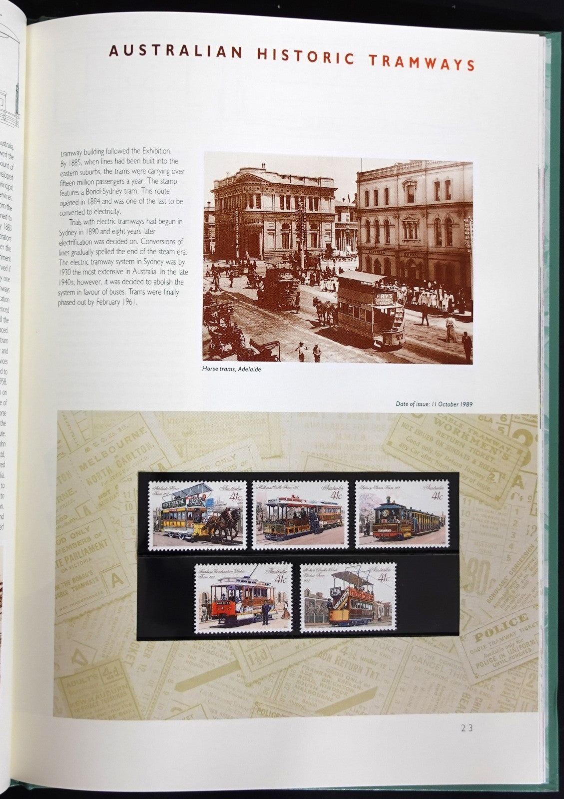 Australia 1989 Yearbook (MNH) Collection Of Australian Stamps ZAYIX