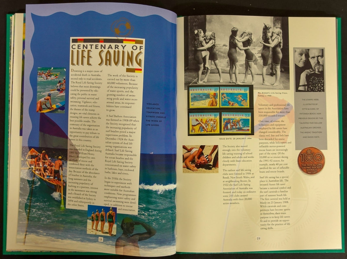 Australia 1994 Yearbook (MNH) Collection Of Australian Stamps ZAYIX