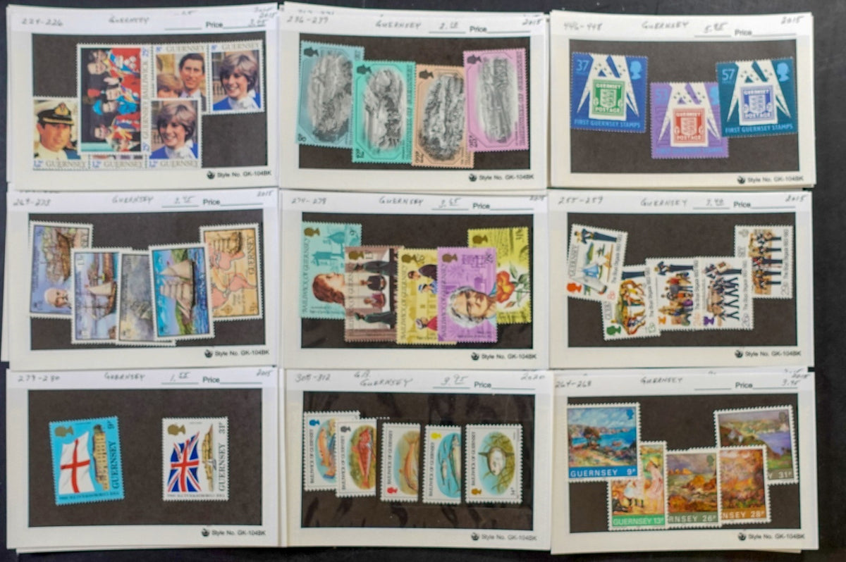 Belgium & Commonwealth Stamp Collection On Dealer Cards Mint & Used ZAYIX