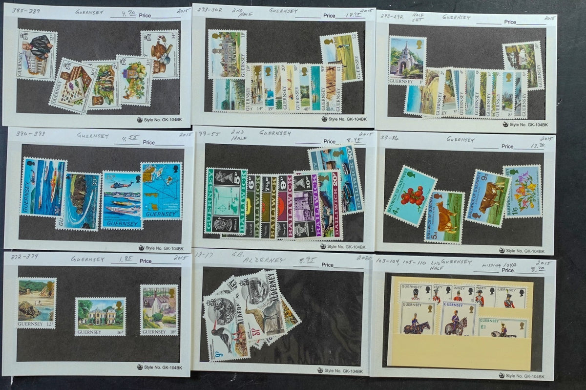Belgium & Commonwealth Stamp Collection On Dealer Cards Mint & Used ZAYIX