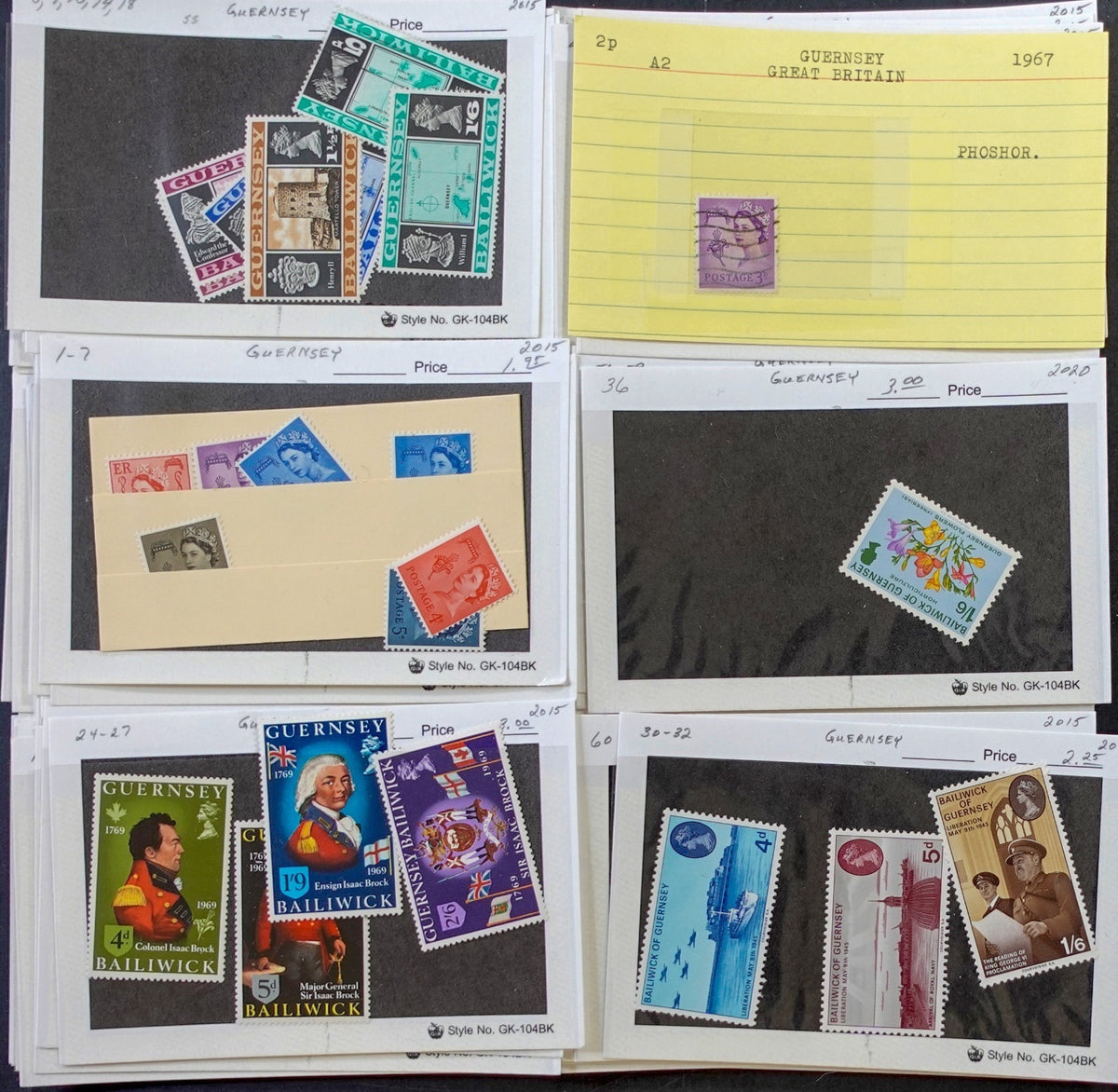 Belgium & Commonwealth Stamp Collection On Dealer Cards Mint & Used ZAYIX