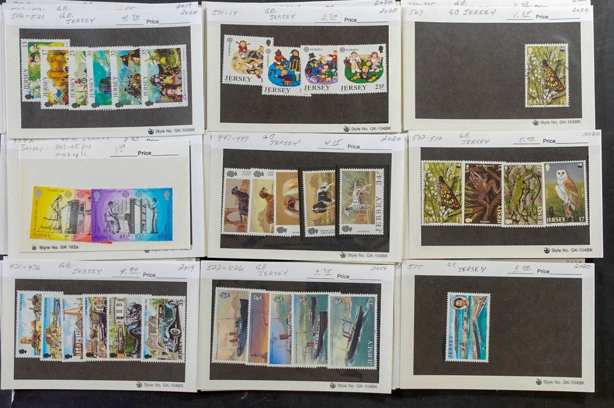 Belgium & Commonwealth Stamp Collection On Dealer Cards Mint & Used ZAYIX
