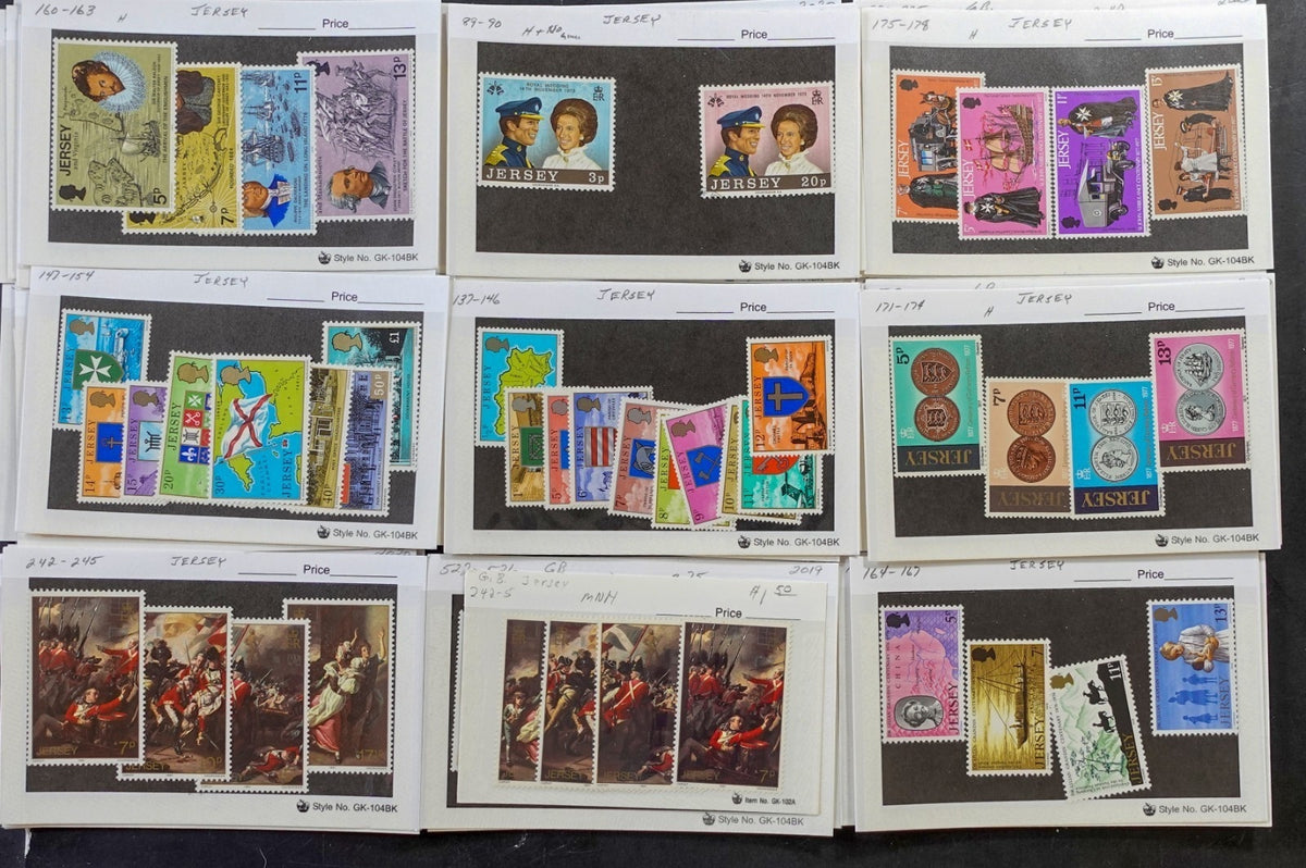 Belgium & Commonwealth Stamp Collection On Dealer Cards Mint & Used ZAYIX