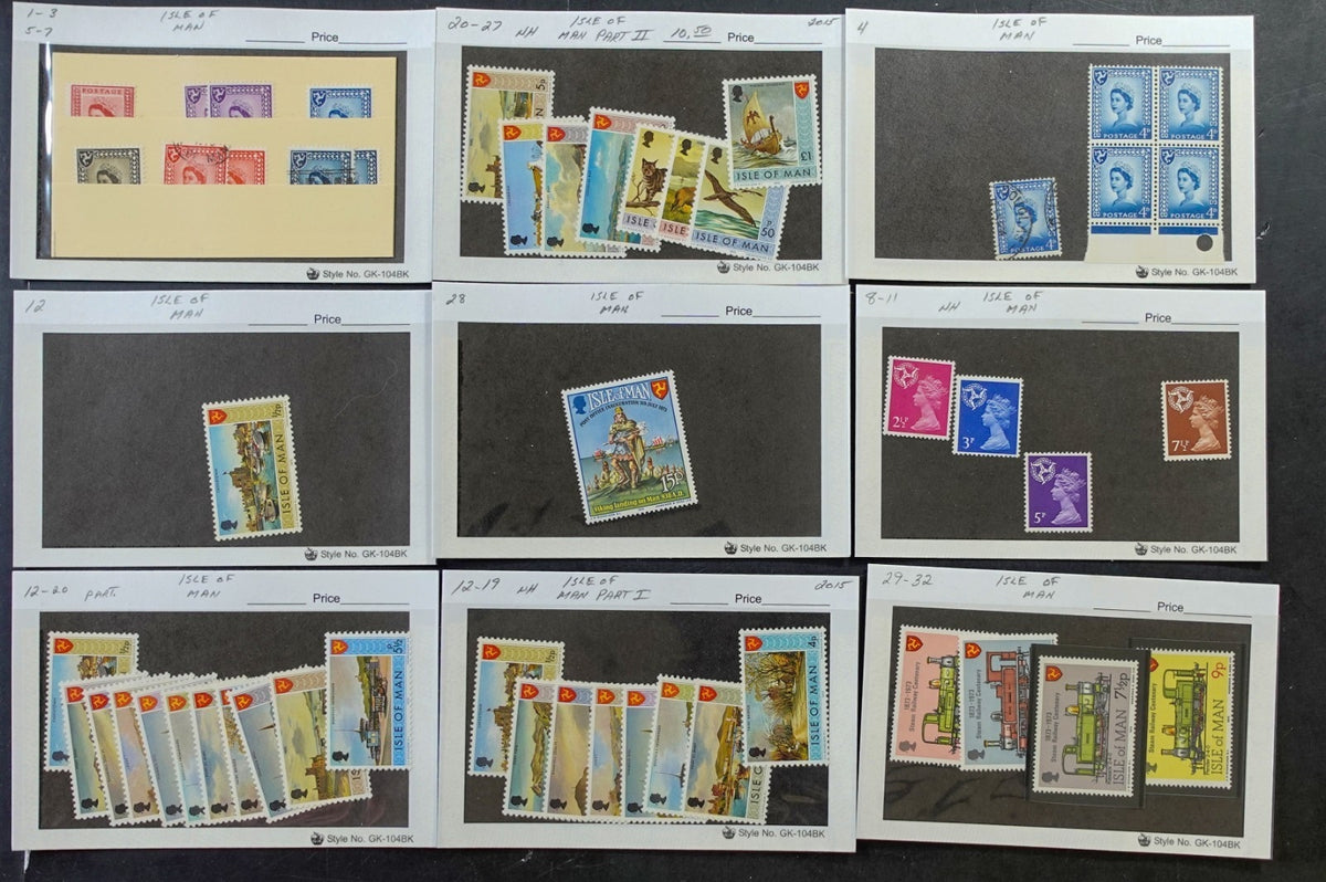 Belgium & Commonwealth Stamp Collection On Dealer Cards Mint & Used ZAYIX