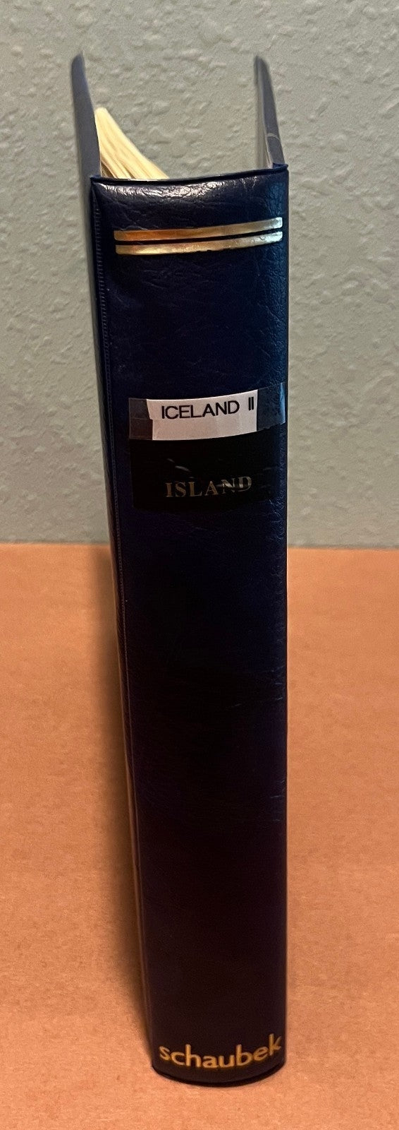 Iceland 1991-2000 Schaubek Hingeless Stamp Album & Slipcase ZAYIX