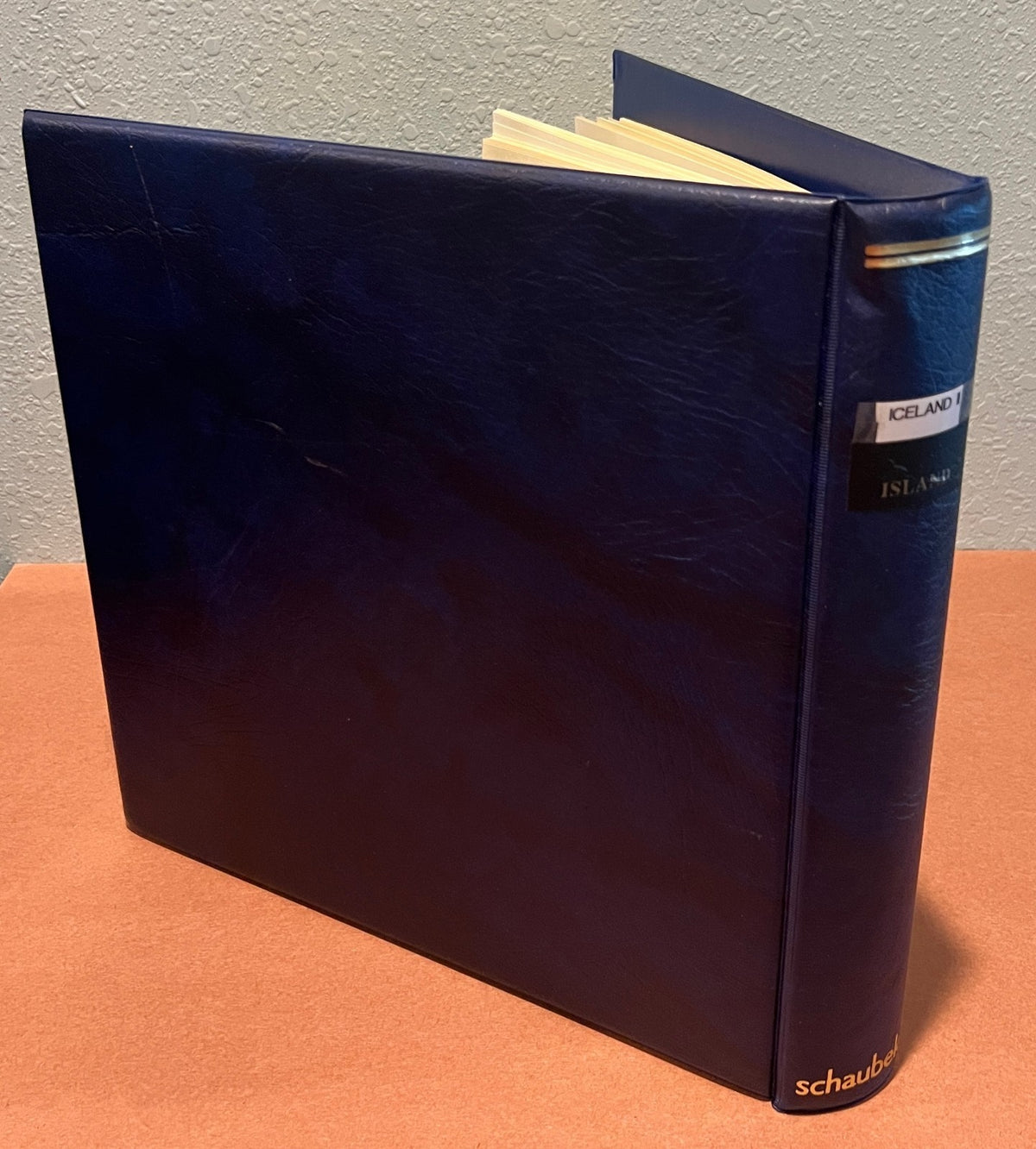 Iceland 1991-2000 Schaubek Hingeless Stamp Album & Slipcase ZAYIX