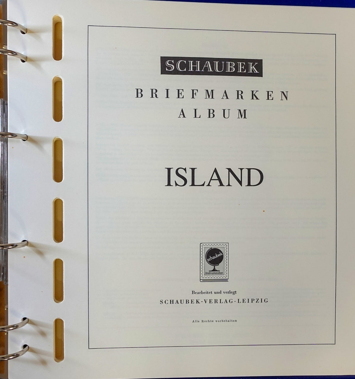 Iceland 1991-2000 Schaubek Hingeless Stamp Album & Slipcase ZAYIX