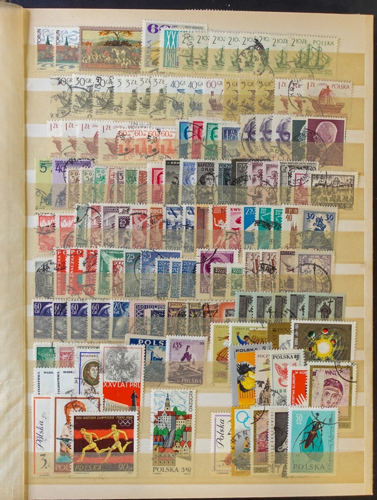 World Wide Stamp Collection Stockbook Mint & Used Estimated 3500 Stamps ZAYIX