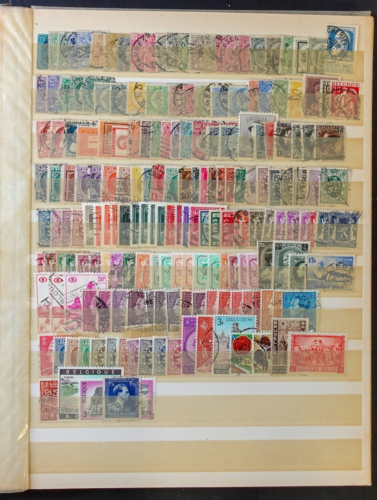 World Wide Stamp Collection Stockbook Mint & Used Estimated 3500 Stamps ZAYIX
