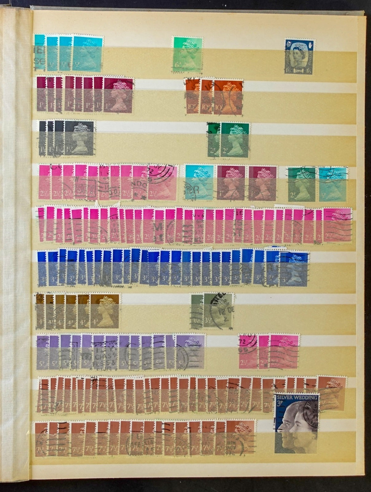 World Wide Stamp Collection Stockbook Mint & Used Estimated 3500 Stamps ZAYIX