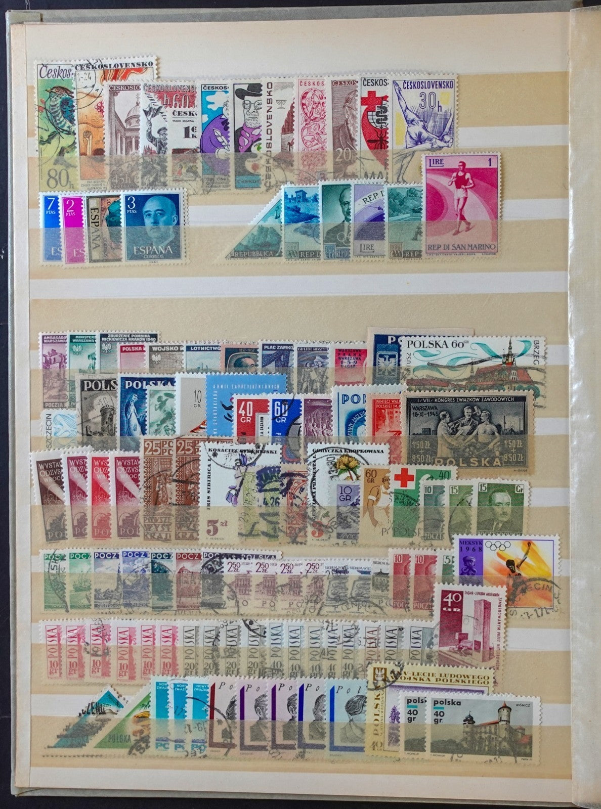 World Wide Stamp Collection Stockbook Mint & Used Estimated 3500 Stamps ZAYIX