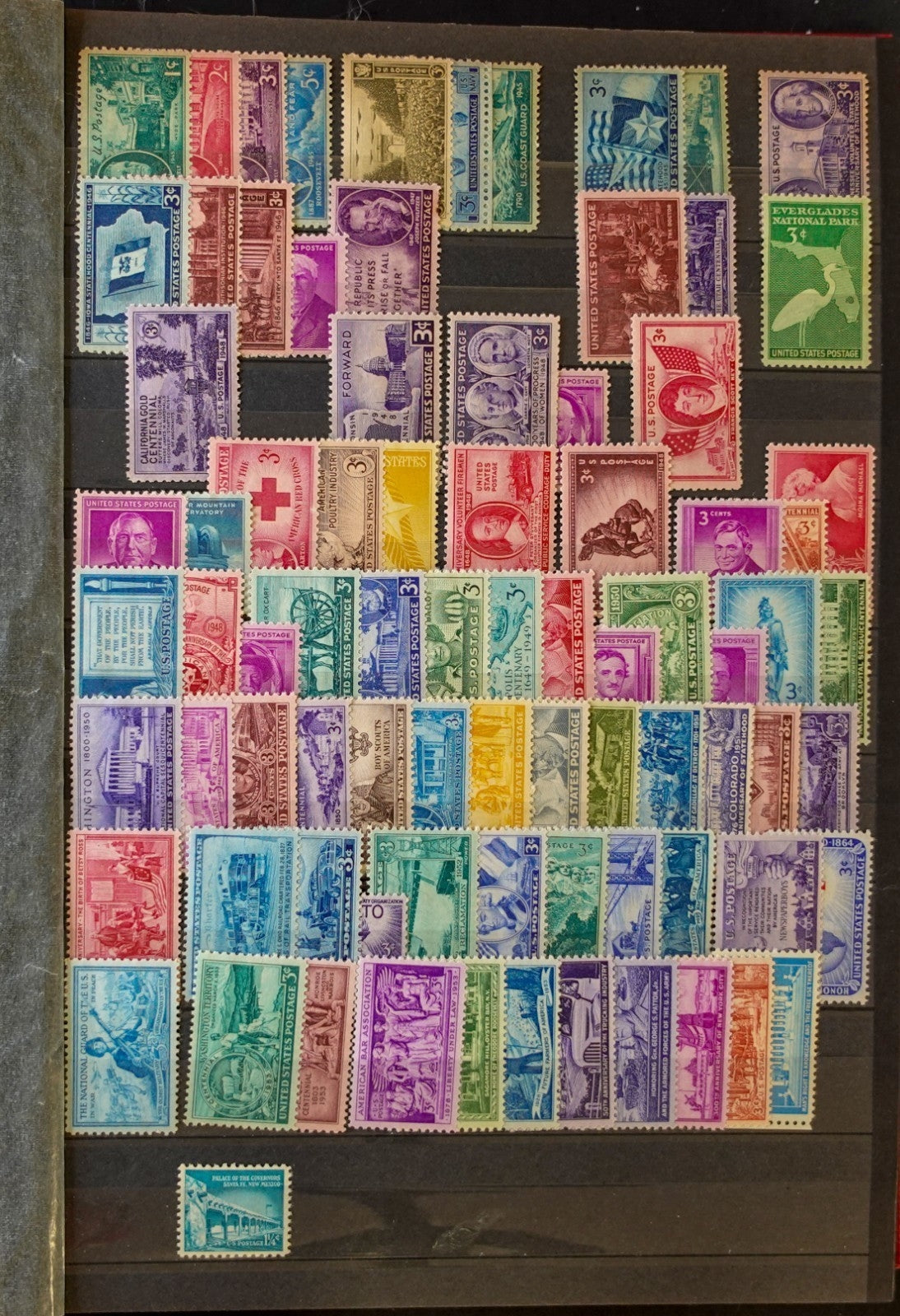 United States Stamp Collection Stockbook 22 Pages Mint & Used Stamps ZAYIX
