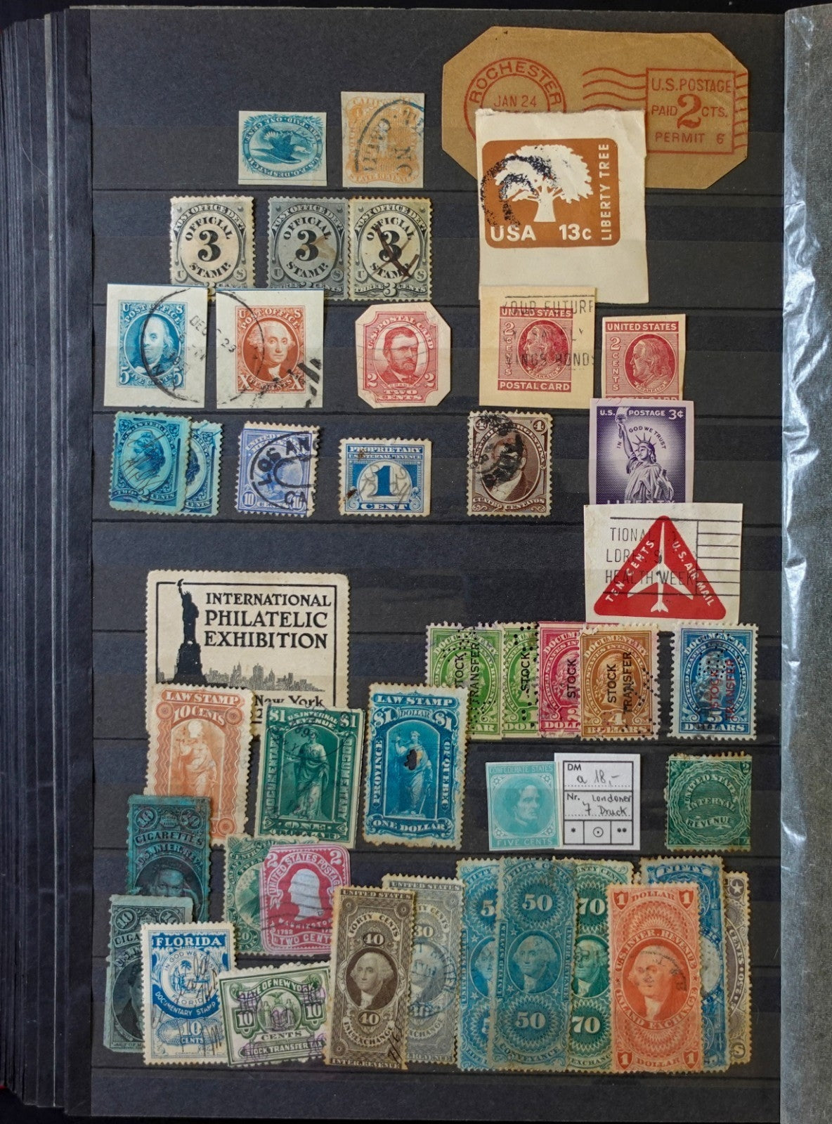 United States Stamp Collection Stockbook 22 Pages Mint & Used Stamps ZAYIX