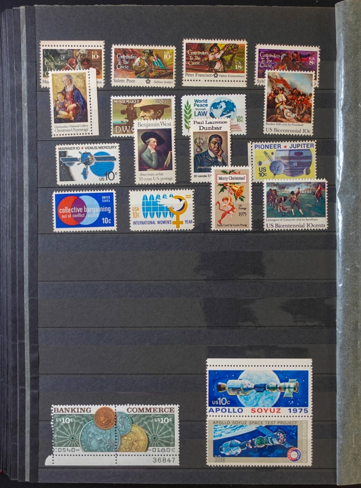United States Stamp Collection Stockbook 22 Pages Mint & Used Stamps ZAYIX