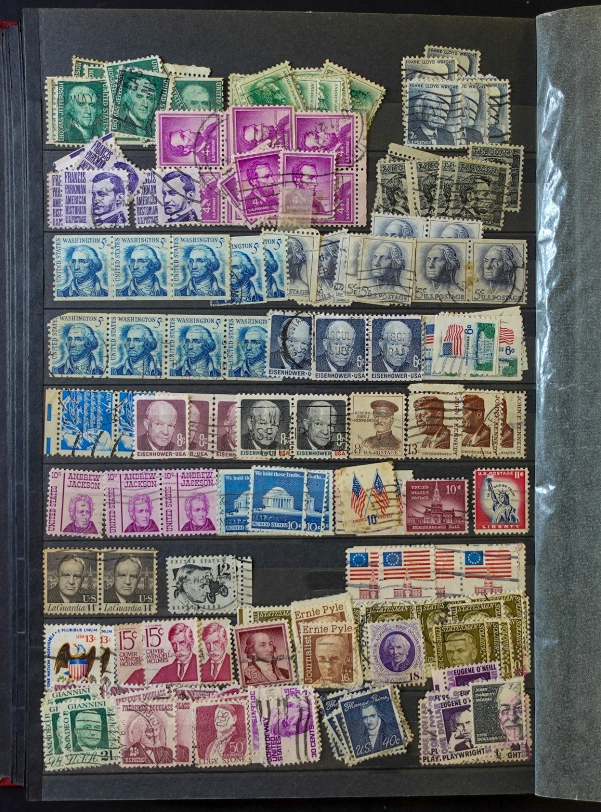 United States Stamp Collection Stockbook 22 Pages Mint & Used Stamps ZAYIX