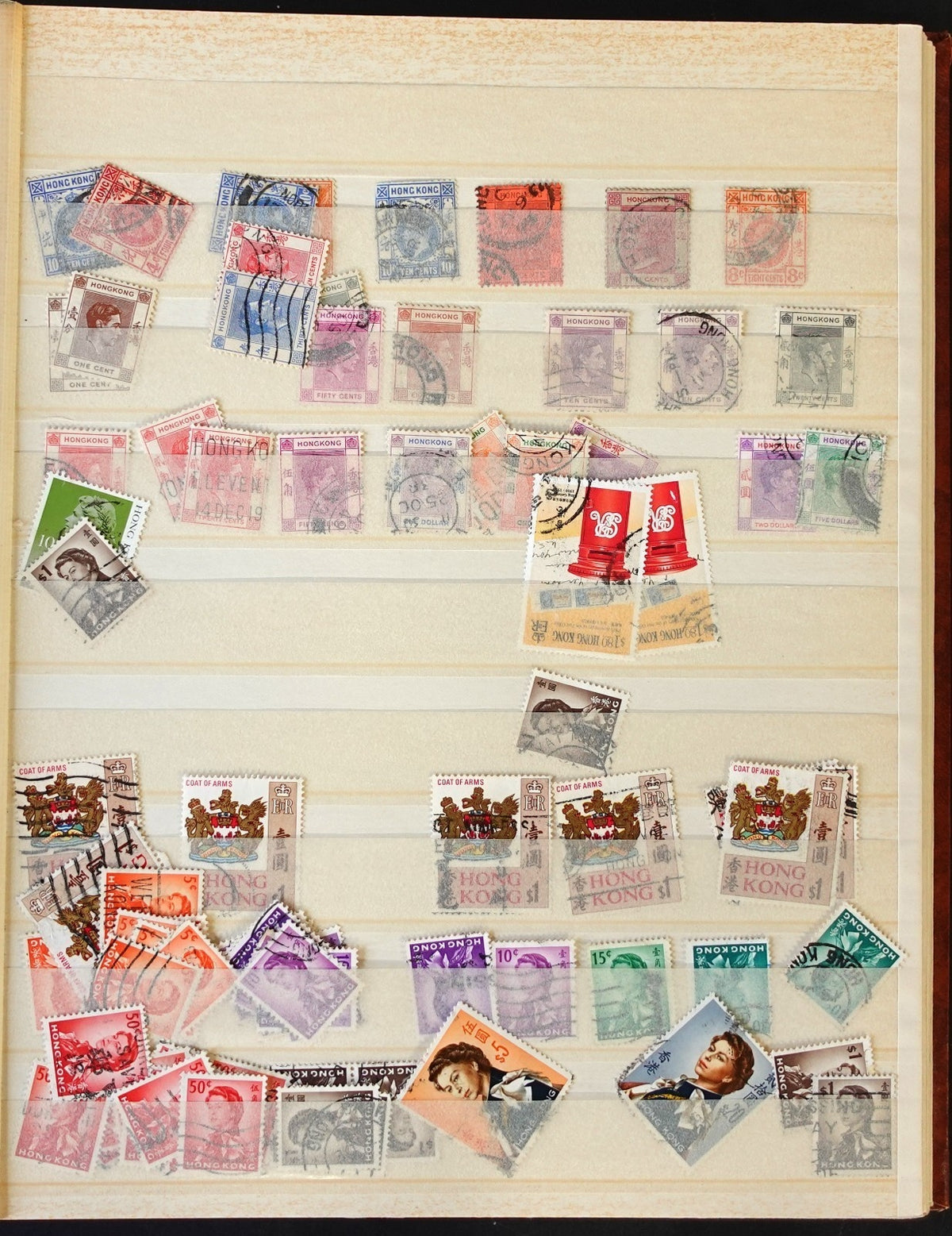 British Commonwealth & Hong Kong Stamp Collection Stockbook 700 Stamps ZAYIX