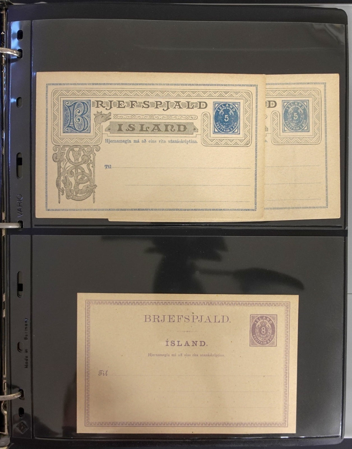 Iceland Specialized Postal Stationery Collection Í GILDI Cards Aerograms ZAYIX