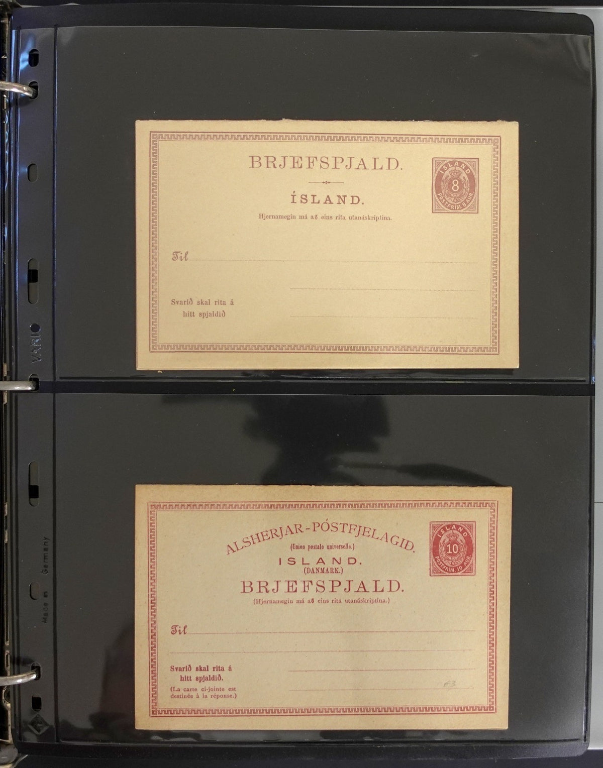 Iceland Specialized Postal Stationery Collection Í GILDI Cards Aerograms ZAYIX