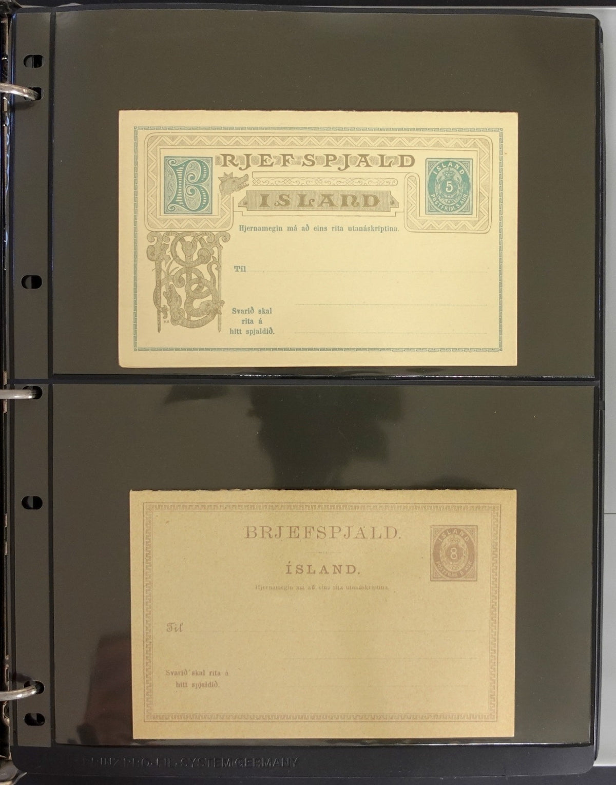 Iceland Specialized Postal Stationery Collection Í GILDI Cards Aerograms ZAYIX