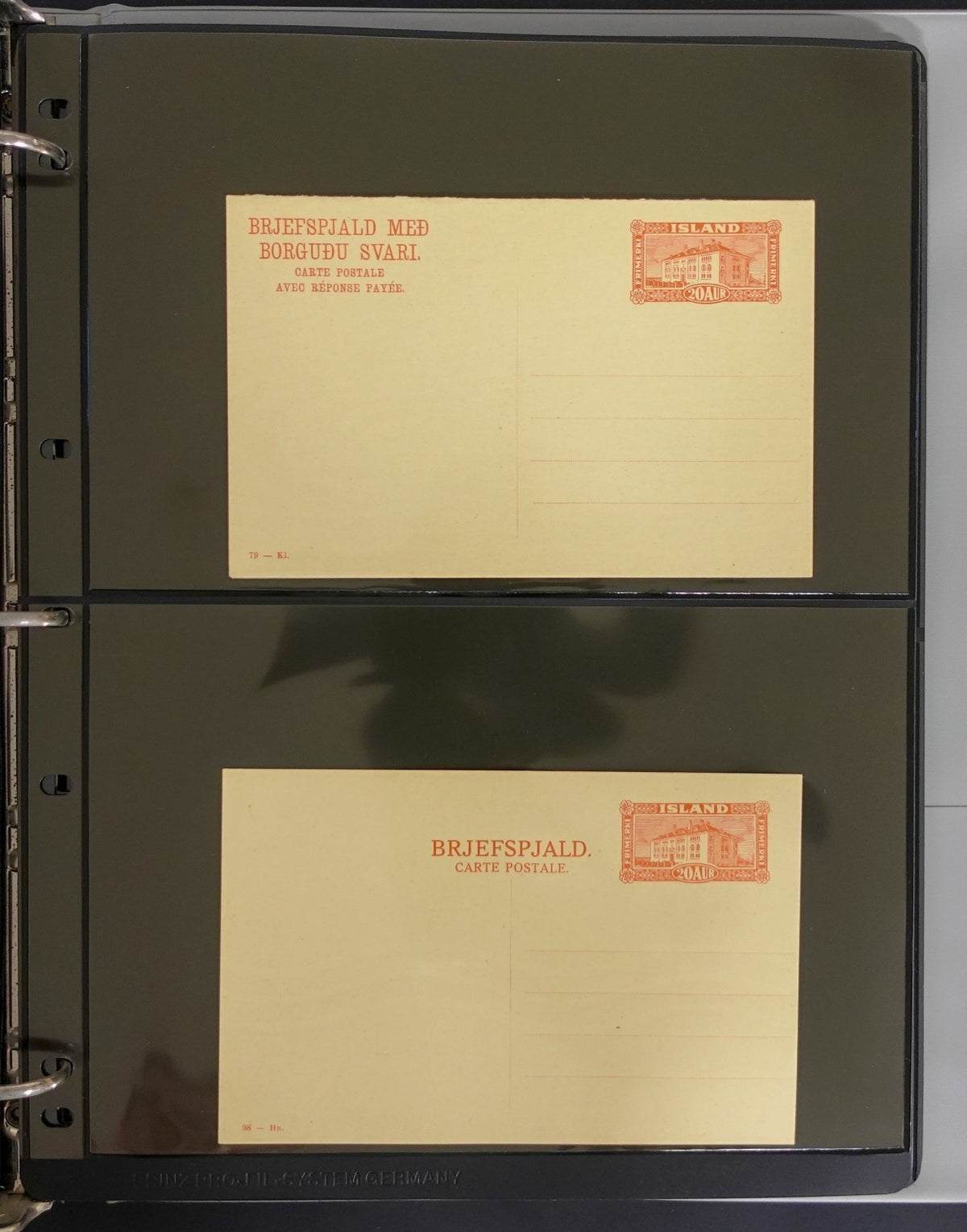 Iceland Specialized Postal Stationery Collection Í GILDI Cards Aerograms ZAYIX