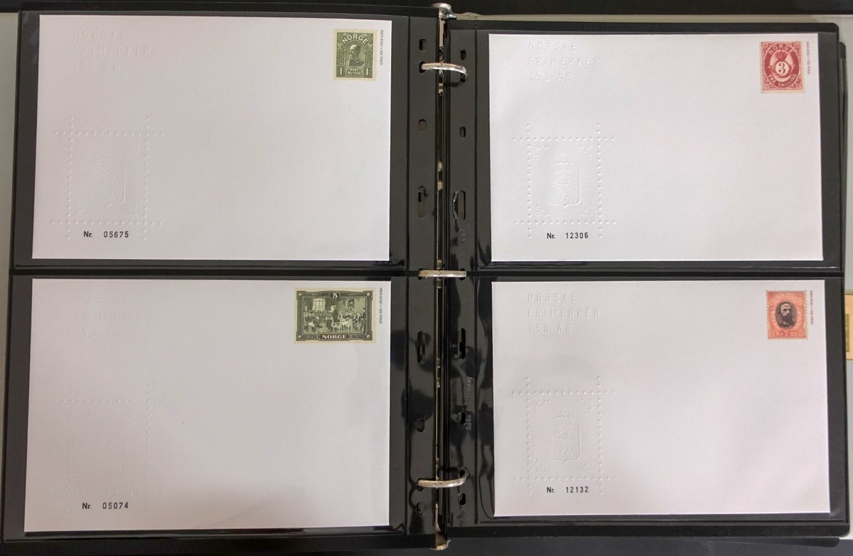 Norway Near-Complete Postal Stationery Collection 3 Binders 1870s-Modern ZAYIX