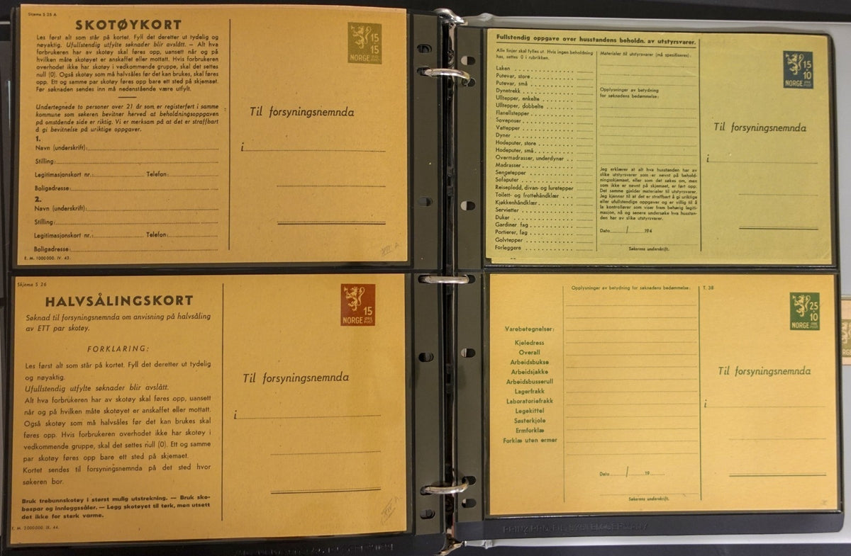 Norway Near-Complete Postal Stationery Collection 3 Binders 1870s-Modern ZAYIX