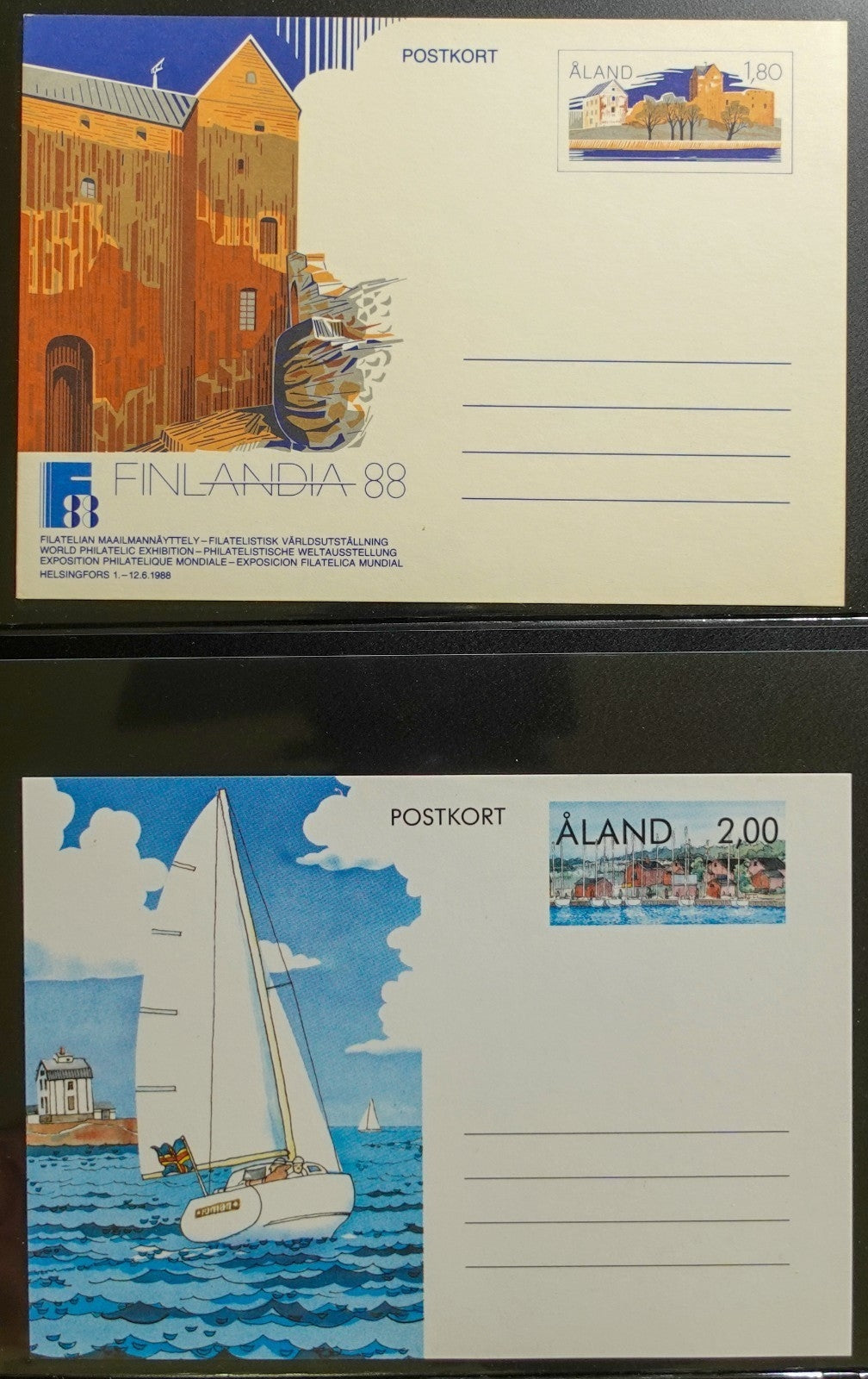 Aland Germany Postal Stationery Stamp Collection Album ZAYIX