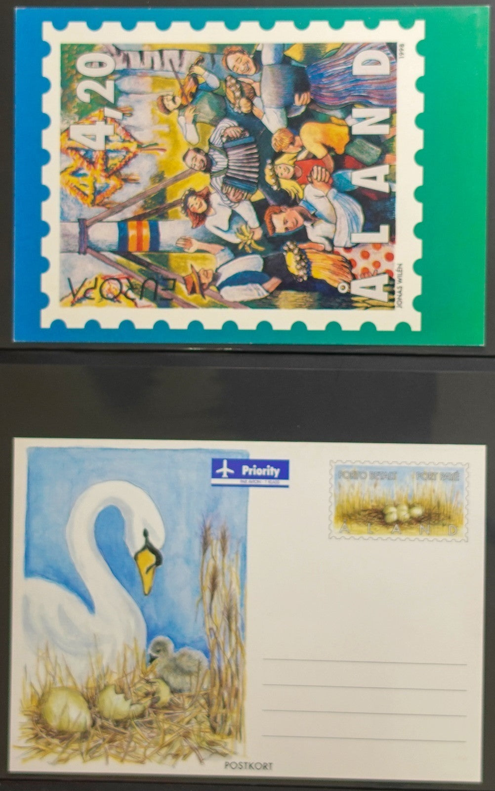 Aland Germany Postal Stationery Stamp Collection Album ZAYIX