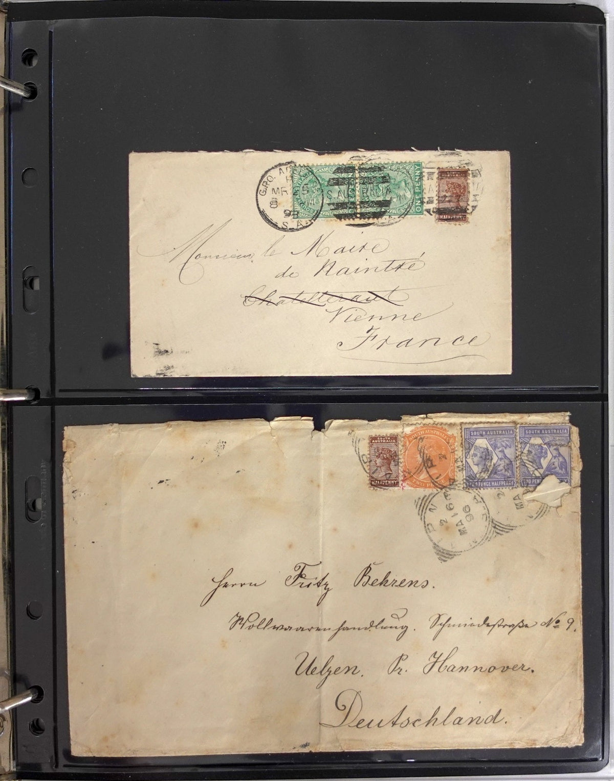 Australia Bantam Issues South Australia & Victoria Stamp Collection Album ZAYIX