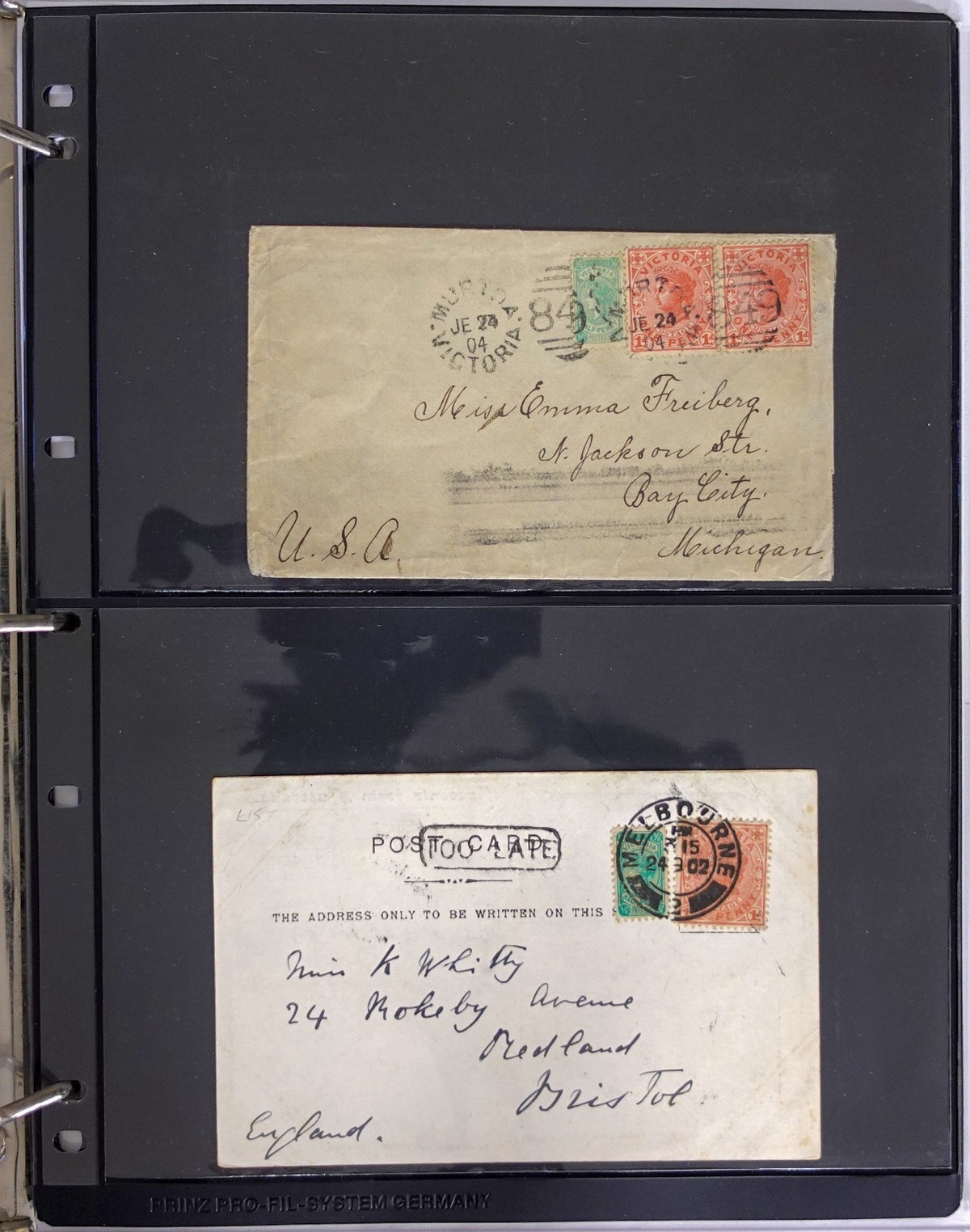 Australia Bantam Issues South Australia & Victoria Stamp Collection Album ZAYIX
