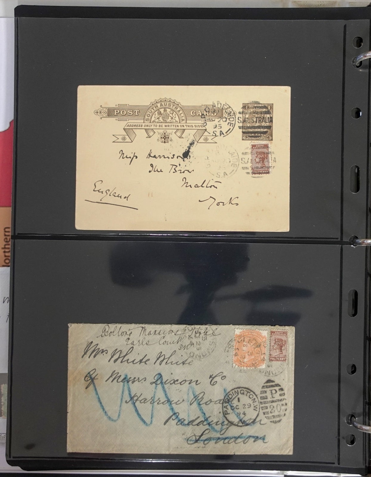 Australia Bantam Issues South Australia & Victoria Stamp Collection Album ZAYIX