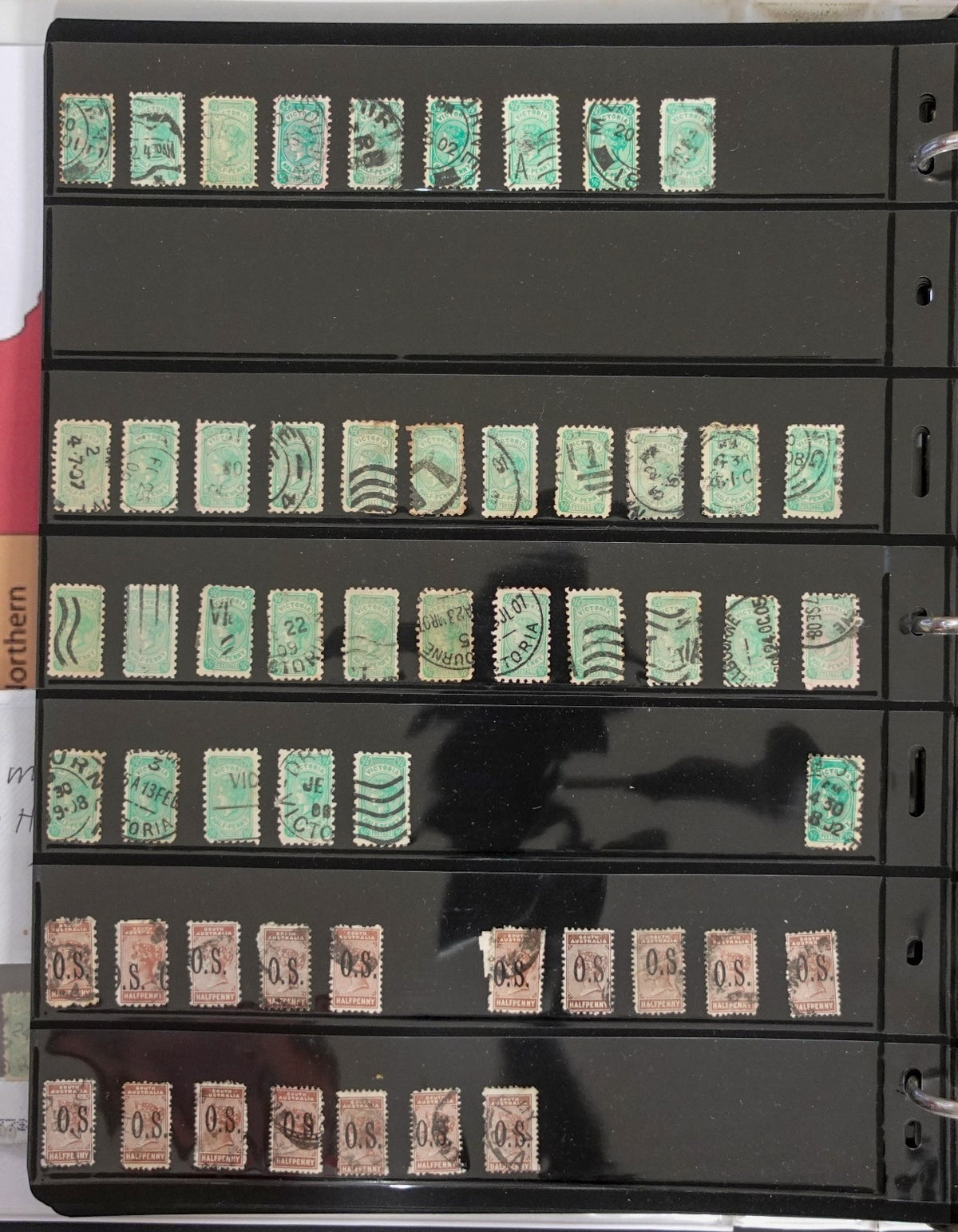 Australia Bantam Issues South Australia & Victoria Stamp Collection Album ZAYIX