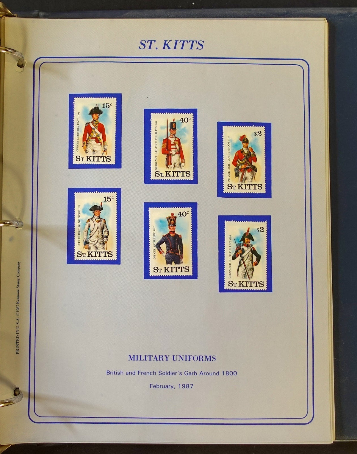 World New Issues Stamp Collection Album Mint Hinged 1984-1988 ZAYIX