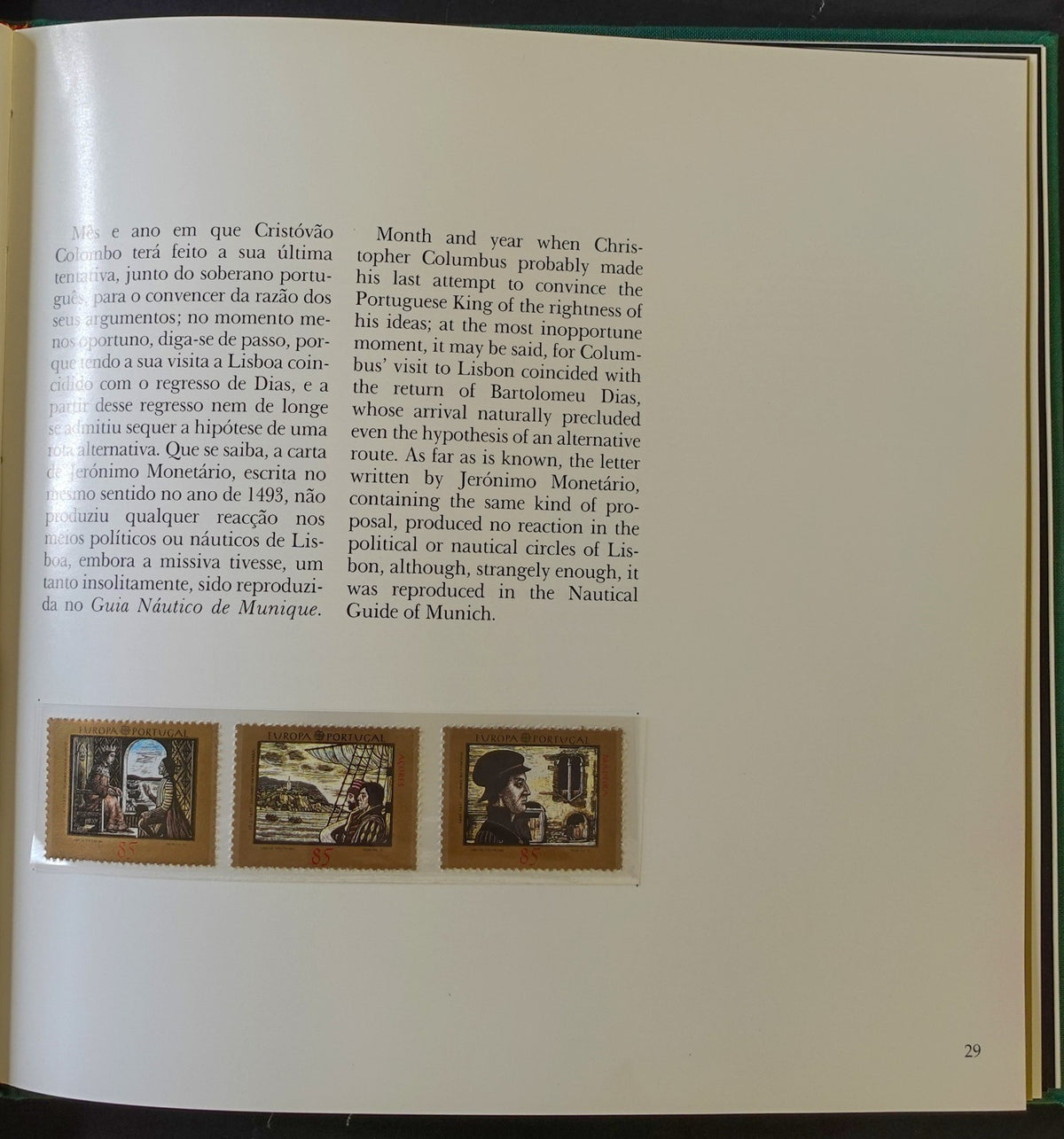 Portugal Christopher Columbus Stamp Book 1992 Limited Edition ZAYIX