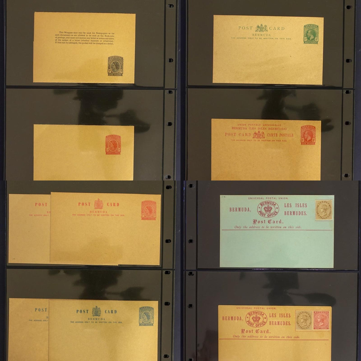 Bermuda Near Complete Postal Stationery Collection QV-QEII Cards Aerograms ZAYIX
