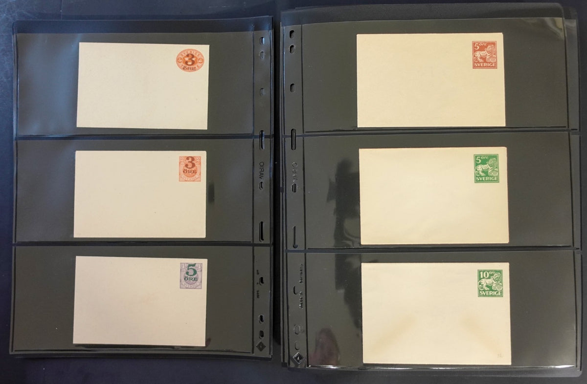 Extensive Specialized Sweden Postal Stationery Collection ca. 1880–1990 ZAYIX