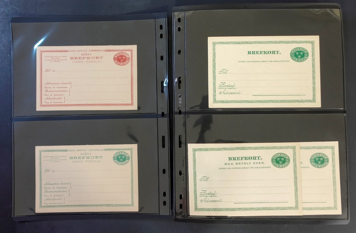 Extensive Specialized Sweden Postal Stationery Collection ca. 1880–1990 ZAYIX
