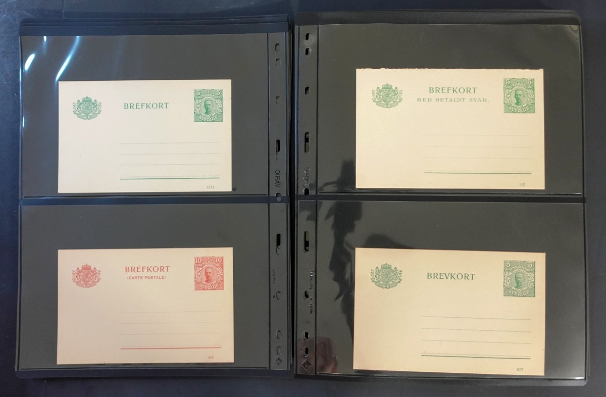 Extensive Specialized Sweden Postal Stationery Collection ca. 1880–1990 ZAYIX