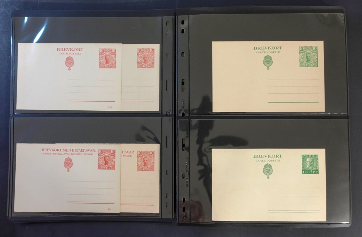 Extensive Specialized Sweden Postal Stationery Collection ca. 1880–1990 ZAYIX