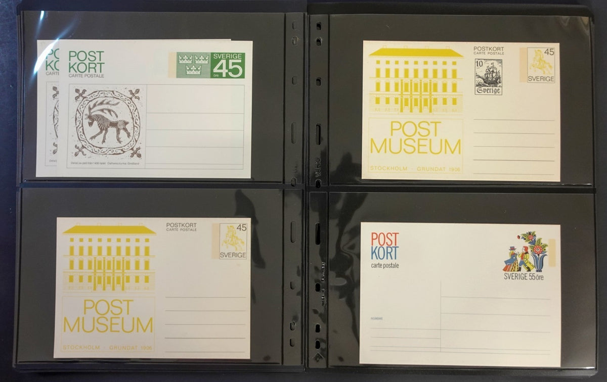 Extensive Specialized Sweden Postal Stationery Collection ca. 1880–1990 ZAYIX