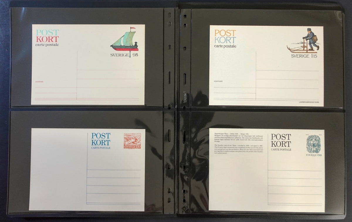 Extensive Specialized Sweden Postal Stationery Collection ca. 1880–1990 ZAYIX