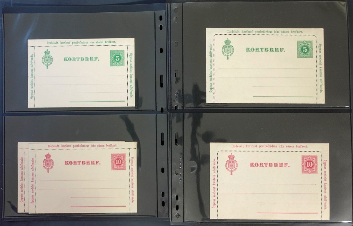 Extensive Specialized Sweden Postal Stationery Collection ca. 1880–1990 ZAYIX