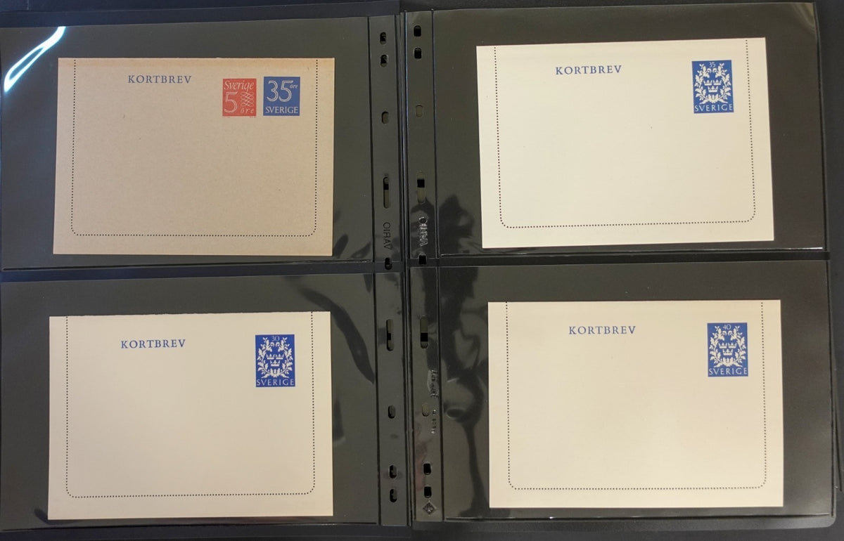 Extensive Specialized Sweden Postal Stationery Collection ca. 1880–1990 ZAYIX
