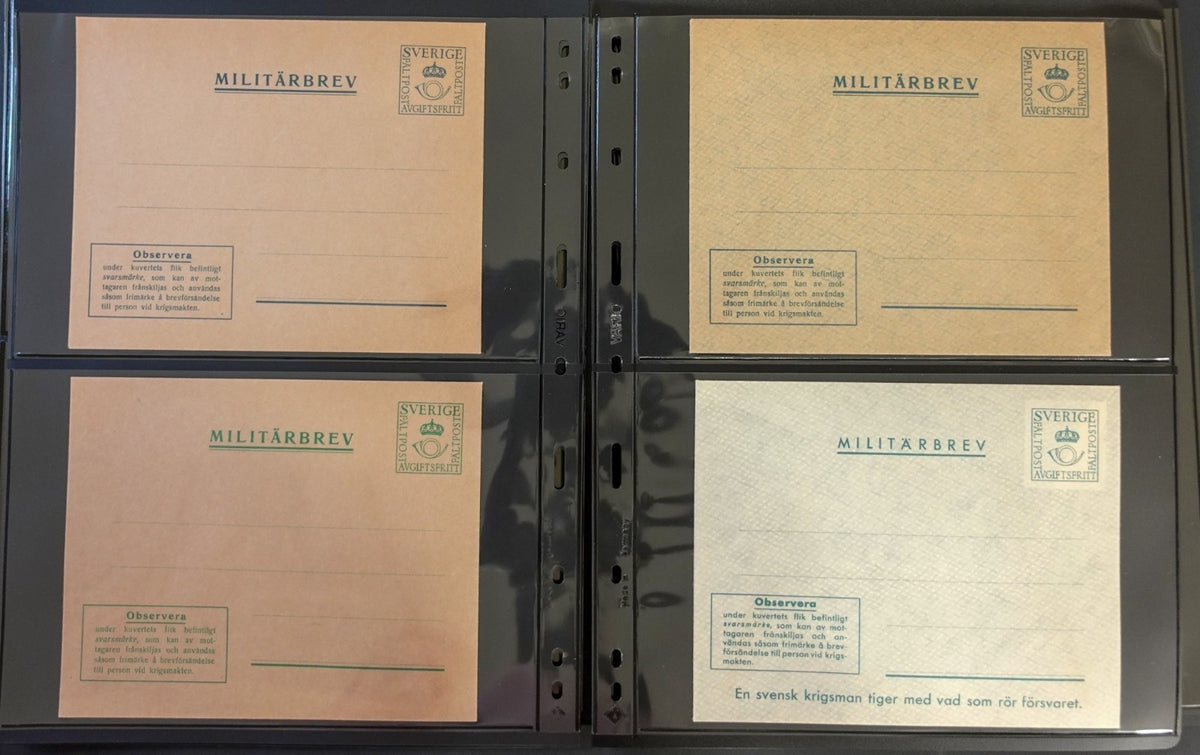 Extensive Specialized Sweden Postal Stationery Collection ca. 1880–1990 ZAYIX