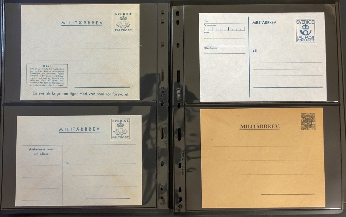 Extensive Specialized Sweden Postal Stationery Collection ca. 1880–1990 ZAYIX