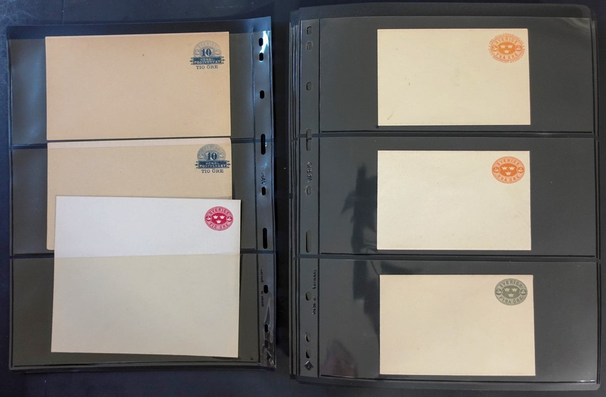 Extensive Specialized Sweden Postal Stationery Collection ca. 1880–1990 ZAYIX